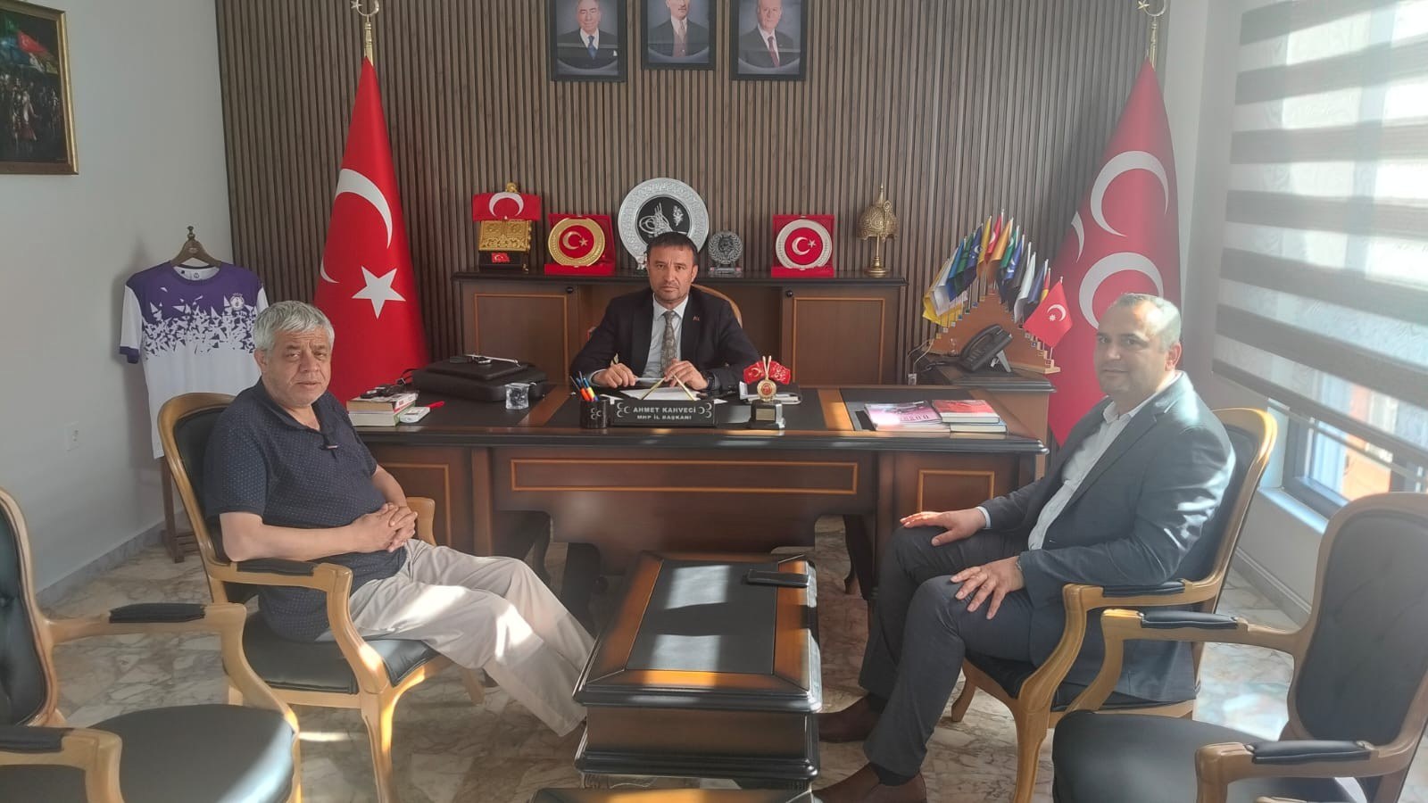 Anadolu Basın Birliği MHP İl Başkanlığını Ziyaret Etti