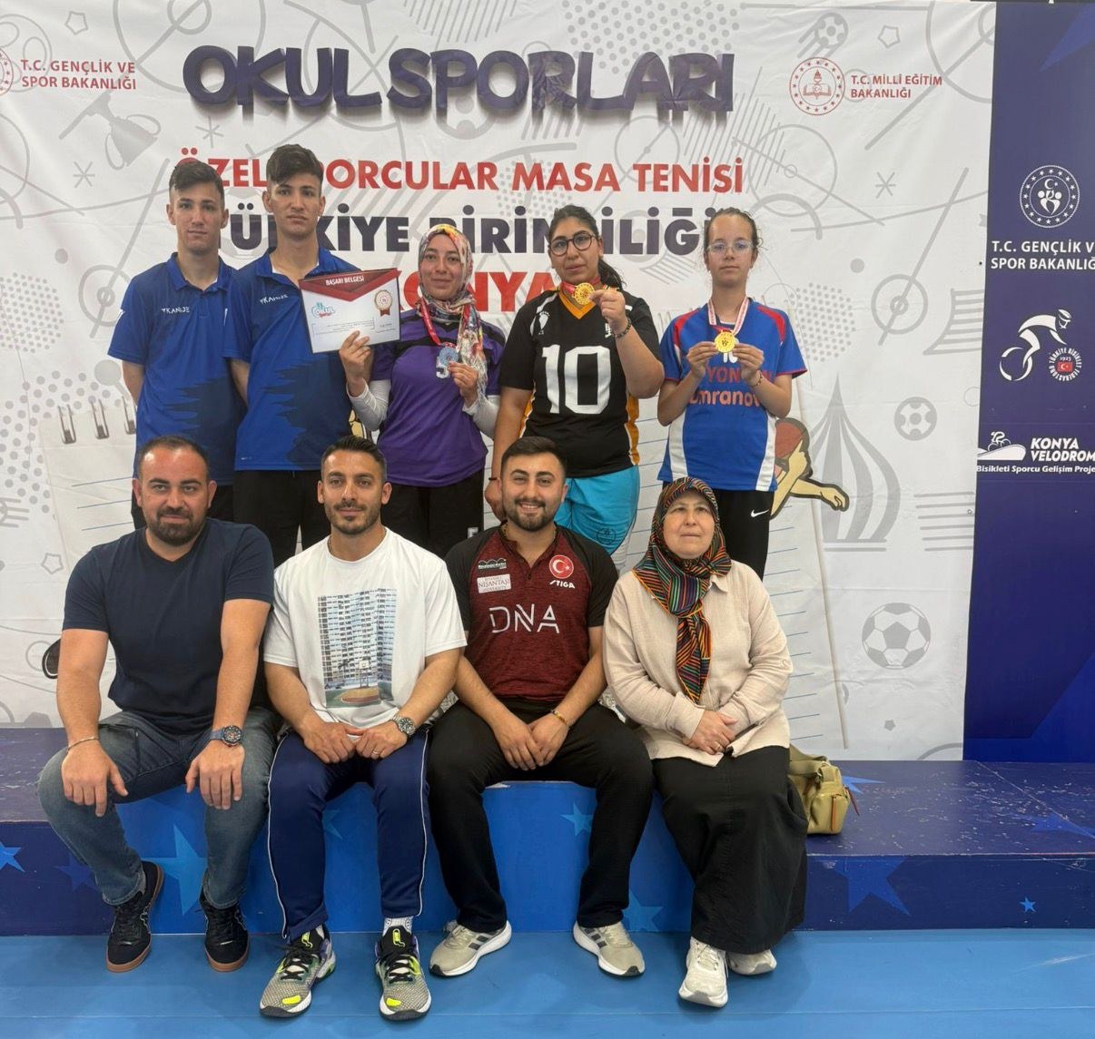 Afyonkarahisar'dan Masa Tenisi Şampiyonası'na 4 Madalya