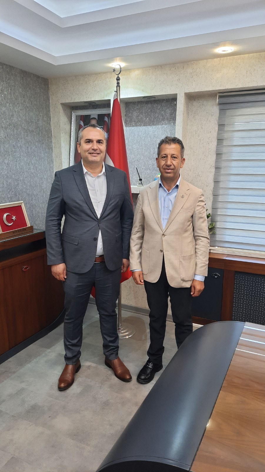Beyaz Belge Haber Sahibi Başkanı Ziyaret Etti