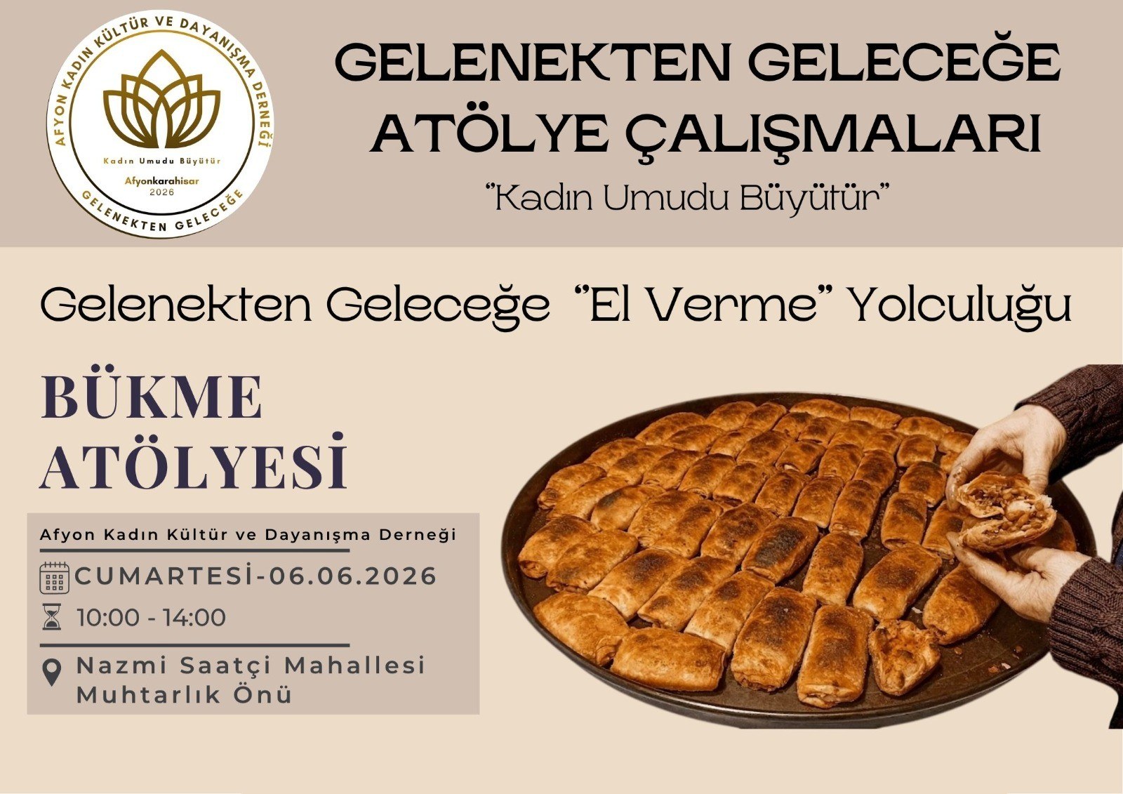 Afyon Kadın Kültür Derneği Bükme Atölyesi Düzenliyor